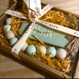 Rae Dunn Haven garland beads